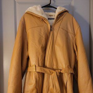 Leather 3/4 with Faux Fur Lining